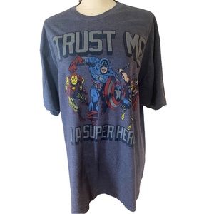 Marvel Comics Super Hero (2X) Short Sleeve TShirt Mens
